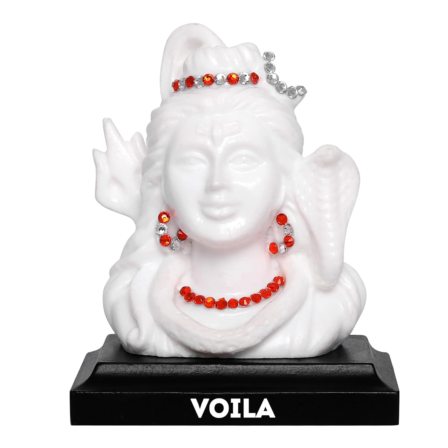 VOILA Lord Shiv Ji Idol for Vehicle (Auto/Car/Bus/Truck) Dashboard, Mandir & Office Table