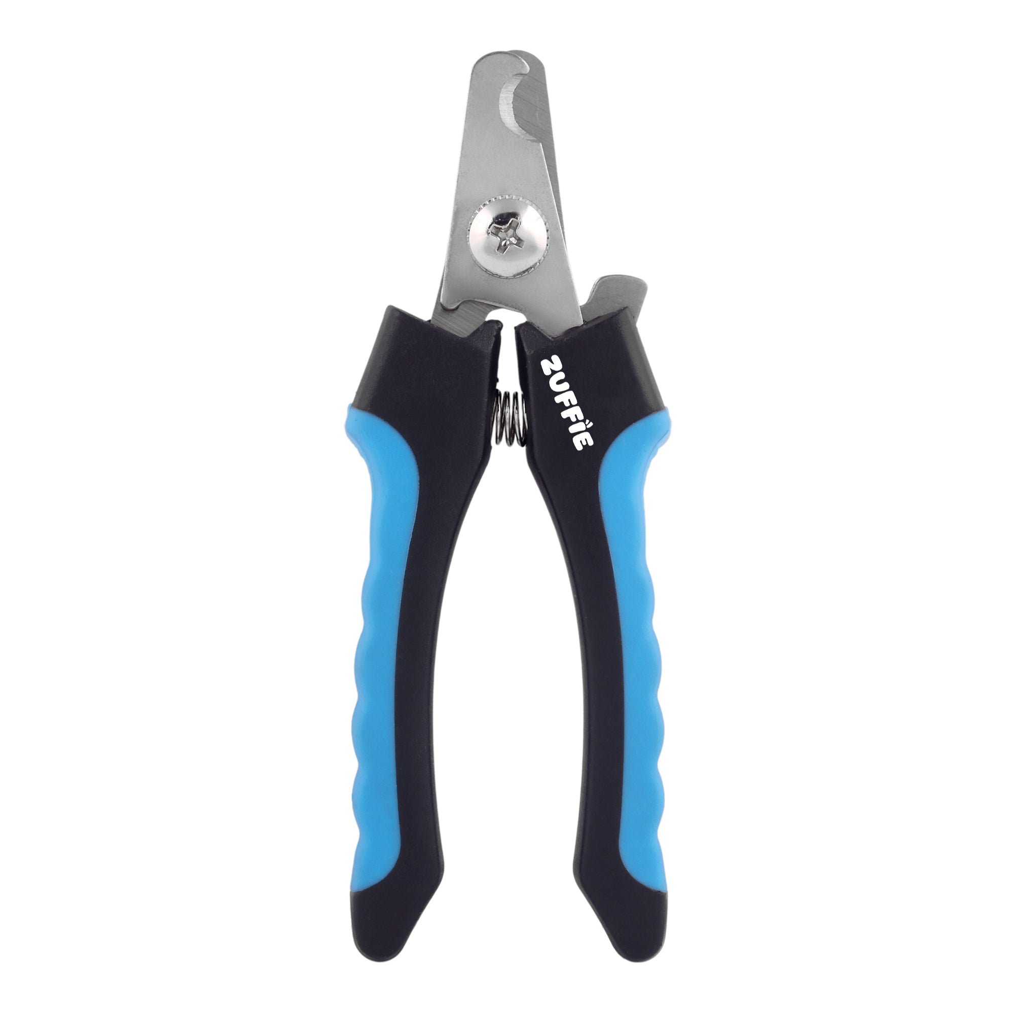 ZUFFIE Pet Nail Clipper & File for Dogs & Cats – Safe, Easy Grooming Tool Set - Blue and Black