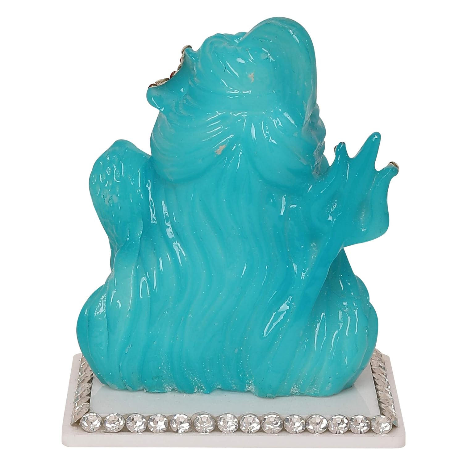 VOILA Lord Shree Shiv Ji Idol (Blue) for Vehicle (Auto/Car/Bus/Truck) Dashboard, Mandir & Office Table