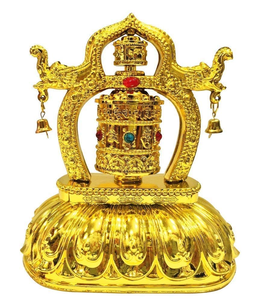 VOILA Rotating Tibetan Buddhist Solar Ring for Vehicle (Auto, Car, Bus, Truck) Dashboard