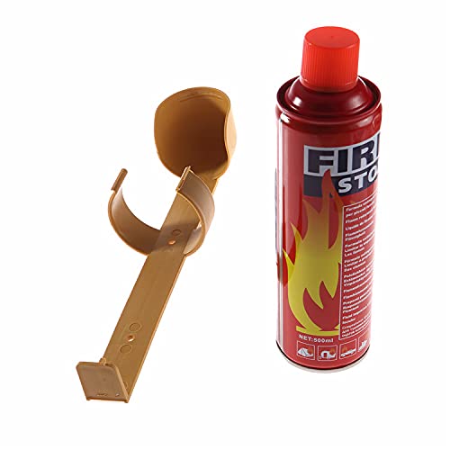 VOILA Fire Stop, Portable & Easy to Use Premium Aluminium 500 ml Fire Extinguisher Spray with Stand for Car, Taxi, Cab, Auto, Bus, Home and Kitchen etc