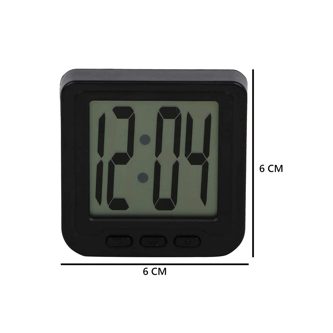 VOILA Digital Magnet Date and Time Clock - Big Display Clock for Table and Car Dashboard