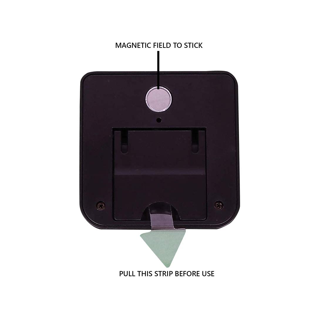 VOILA Digital Magnet Date and Time Clock - Big Display Clock for Table and Car Dashboard