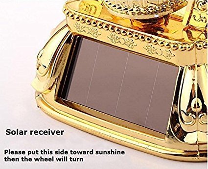 VOILA Rotating Tibetan Buddhist Solar Ring for Vehicle (Auto, Car, Bus, Truck) Dashboard