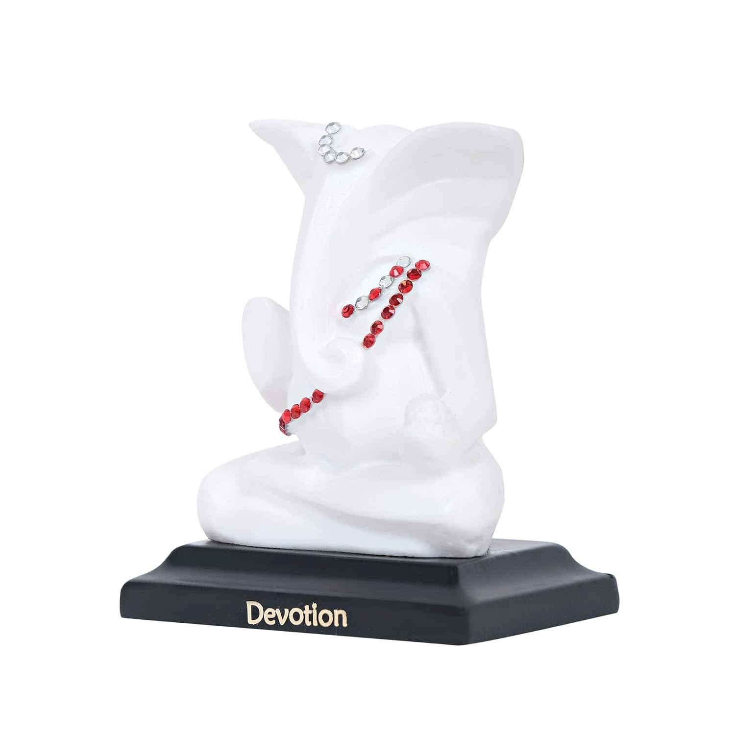 VOILA Lord Ganesh Ji Idol for Vehicle (Auto/Car/Bus/Truck) Dashboard, Mandir and Office Table