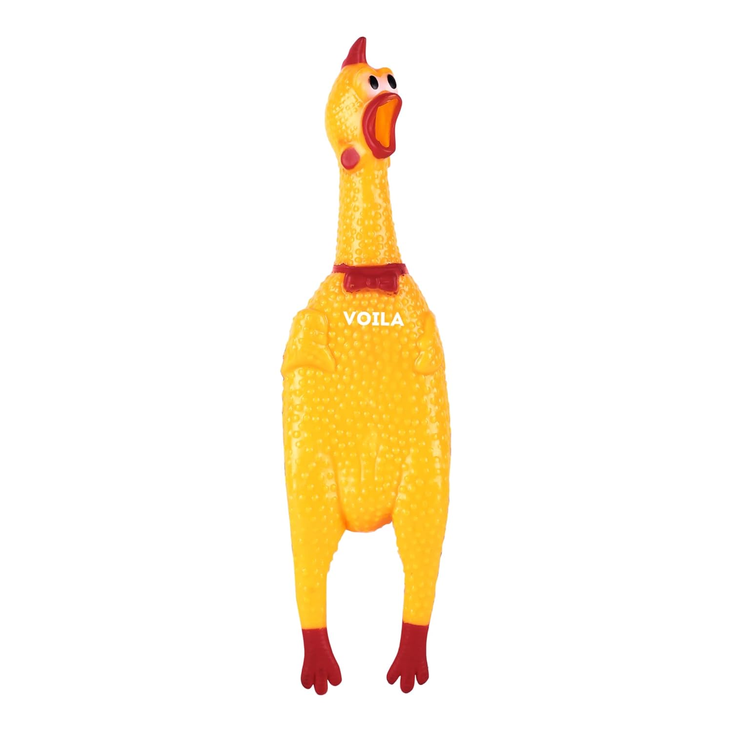 ZUFFIE Pet Toy Cock for Dogs – Interactive Chew Toy for Small, Medium & Large Dogs, Durable, Non-Toxic Rubber Dog Toy, Safe & Long-Lasting