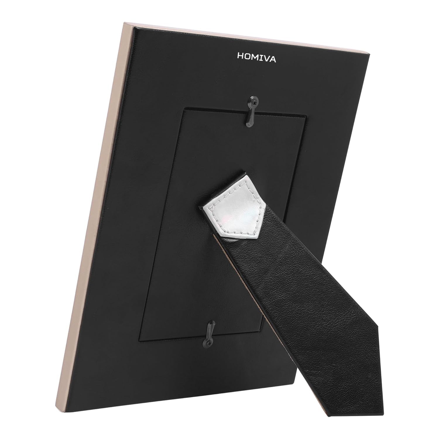 HOMIVA Leatherette Photo Frame – Elegant Decorative Picture Frame - Brown