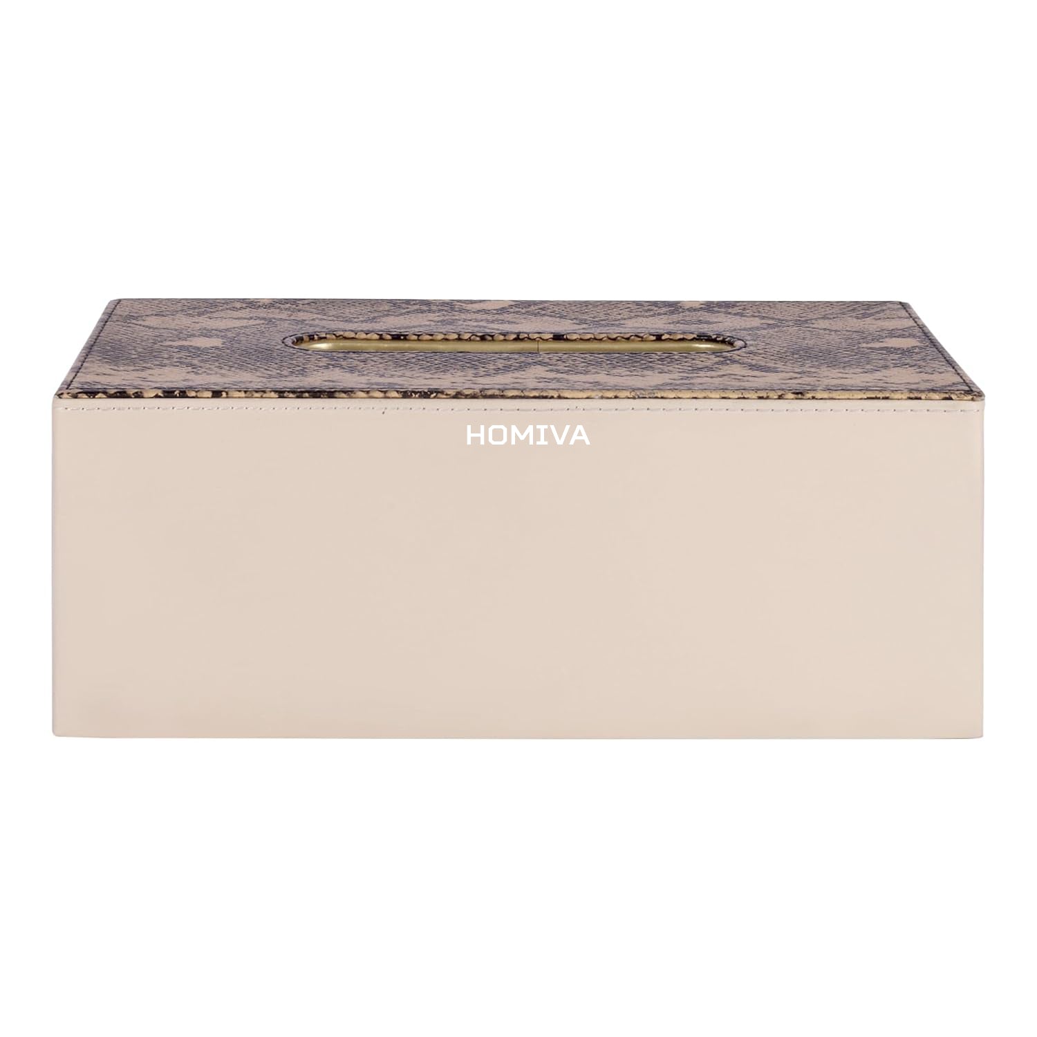 HOMIVA Elegant Pink Leatherette Tissue Holder – Functional Tissue Storage for Home, Office and Car with Easy Access