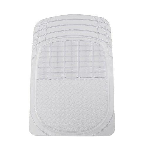 VOILA Set of 4 Soft Premium Rubber Non Slippery Floor Car Foot Mat Accessories, Universal, perfect to all cars