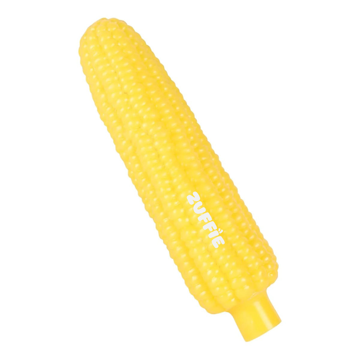 ZUFFIE Corn Shaped Dog Toy, Chew-Resistant & Squeaky Corn for Playtime, Long-Lasting Rubber Toy for Small, Medium & Large Dogs