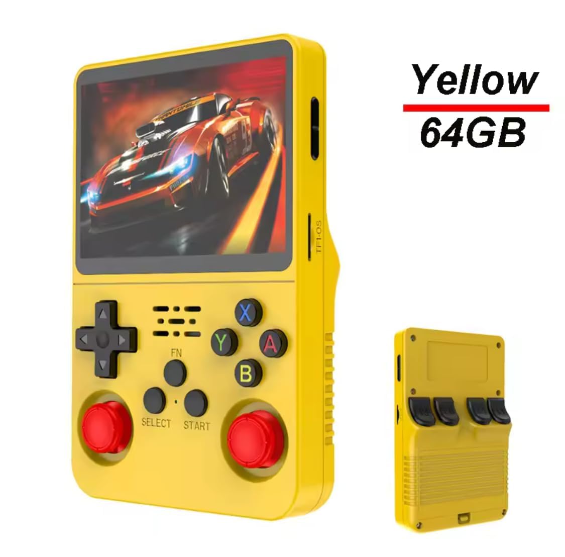 VOILA R36S Handheld Game Console, 3.5-inch Retro Portable Gaming System | Built-in Battery & Handheld Design