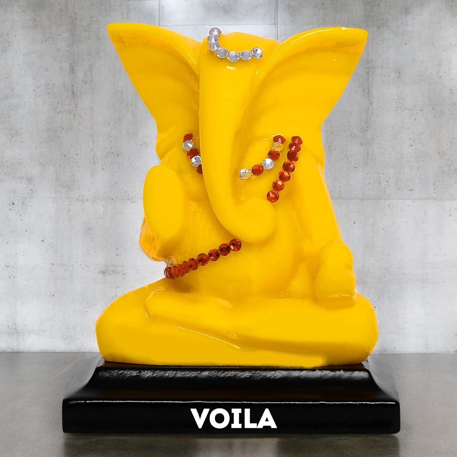 VOILA Multi-Purpose Lord Ganesh Idol – Perfect for Car, Home,Temple & Decor