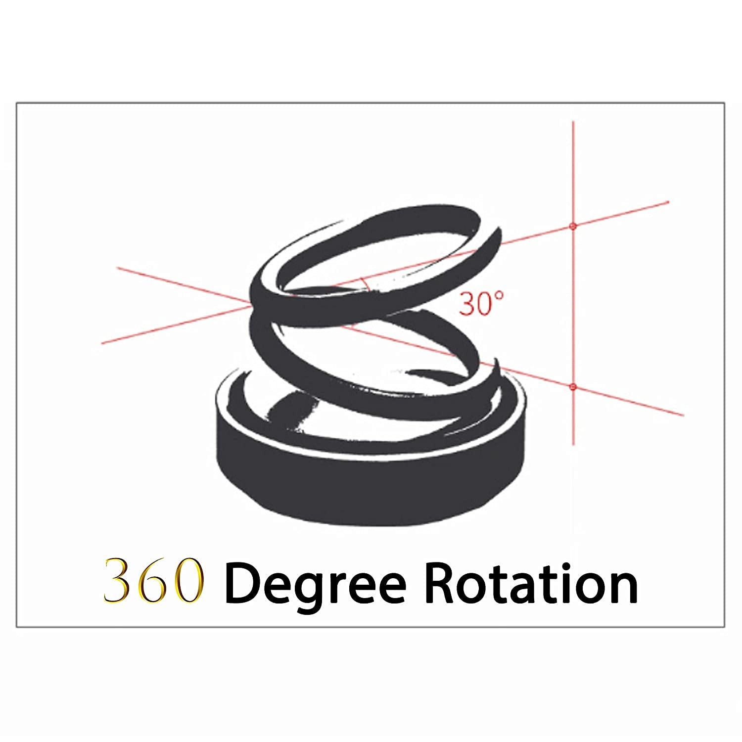 VOILA Solar Powered Air Freshener for Car (Black)