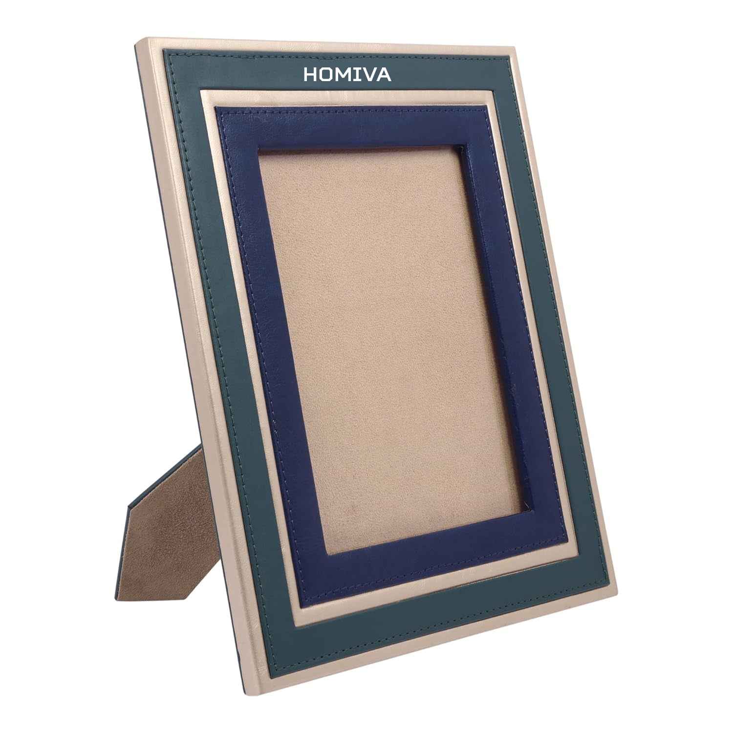 HOMIVA Premium Leatherette Photo Frame – Elegant Decorative Picture Frame for Tabletop Display – Stylish & Durable Gift for Home & Office