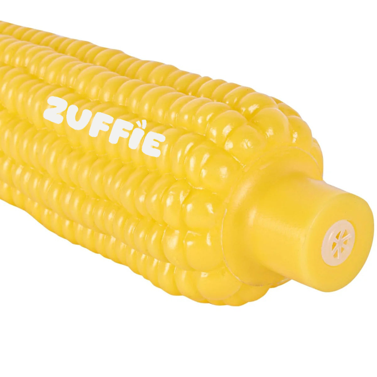 ZUFFIE Corn Shaped Dog Toy, Chew-Resistant & Squeaky Corn for Playtime, Long-Lasting Rubber Toy for Small, Medium & Large Dogs