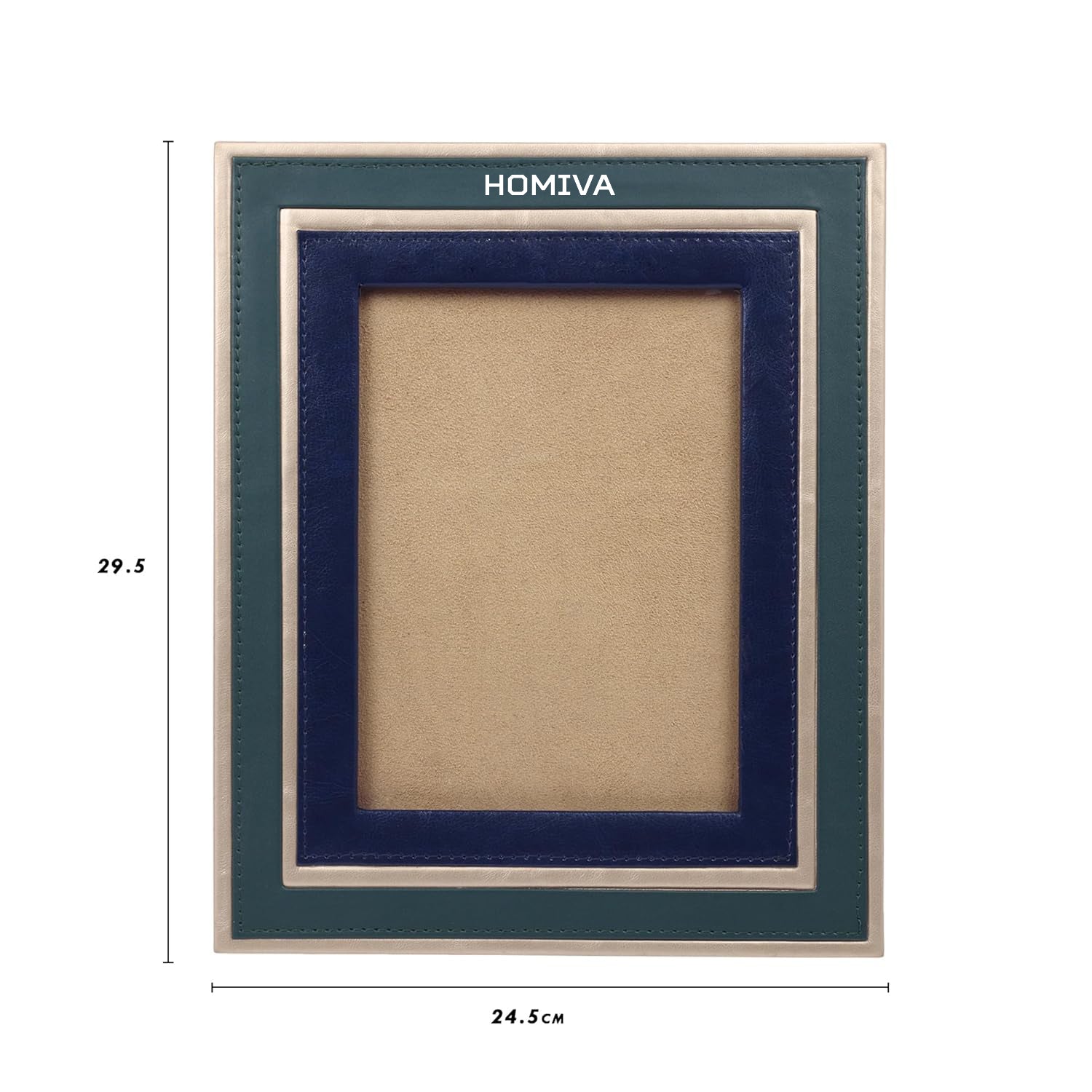 HOMIVA Premium Leatherette Photo Frame – Elegant Decorative Picture Frame for Tabletop Display – Stylish & Durable Gift for Home & Office