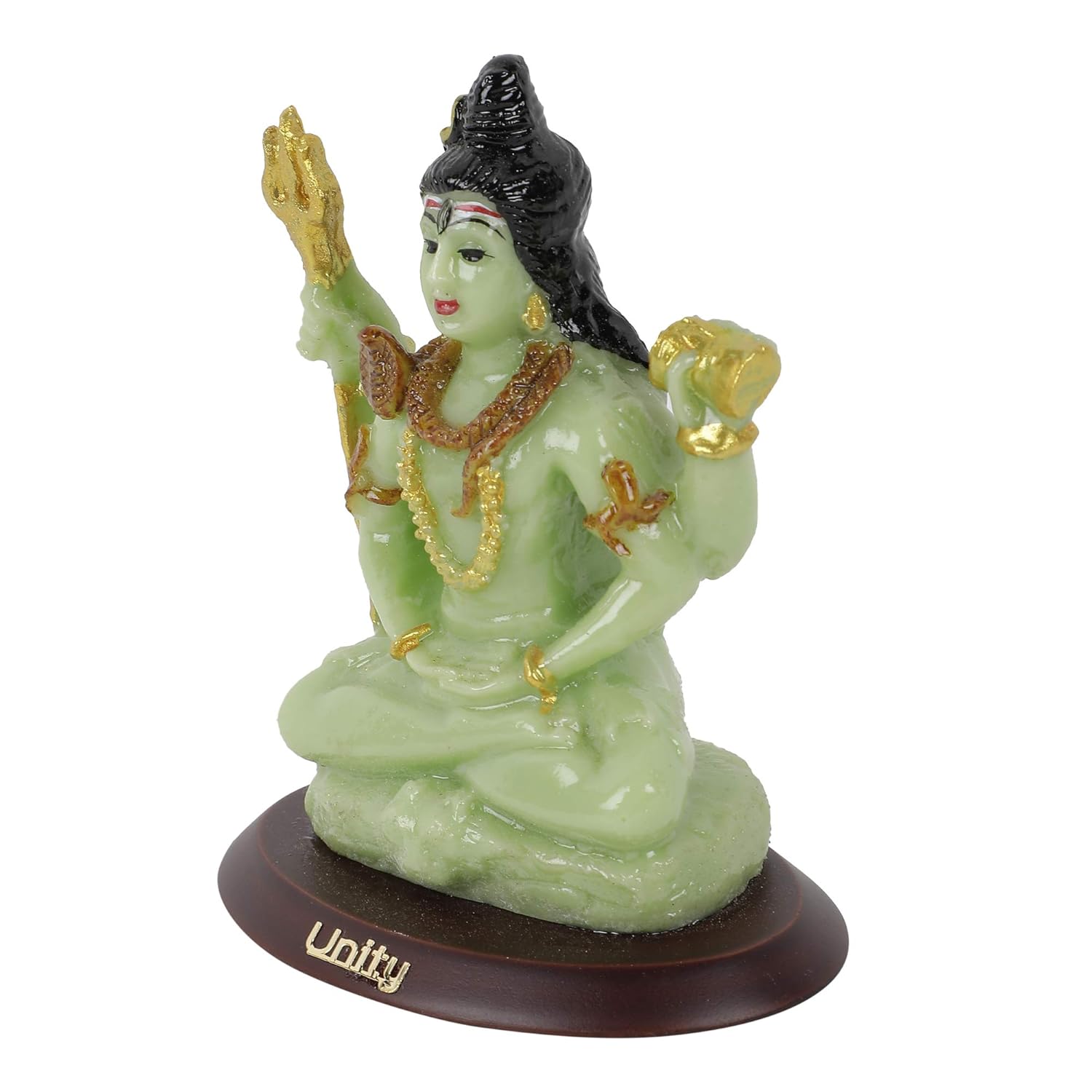VOILA Lord Shiva Idol Mahadev Statue for Vehicle (Auto/Car/Bus/Truck) Dashboard, Mandir & Office Table