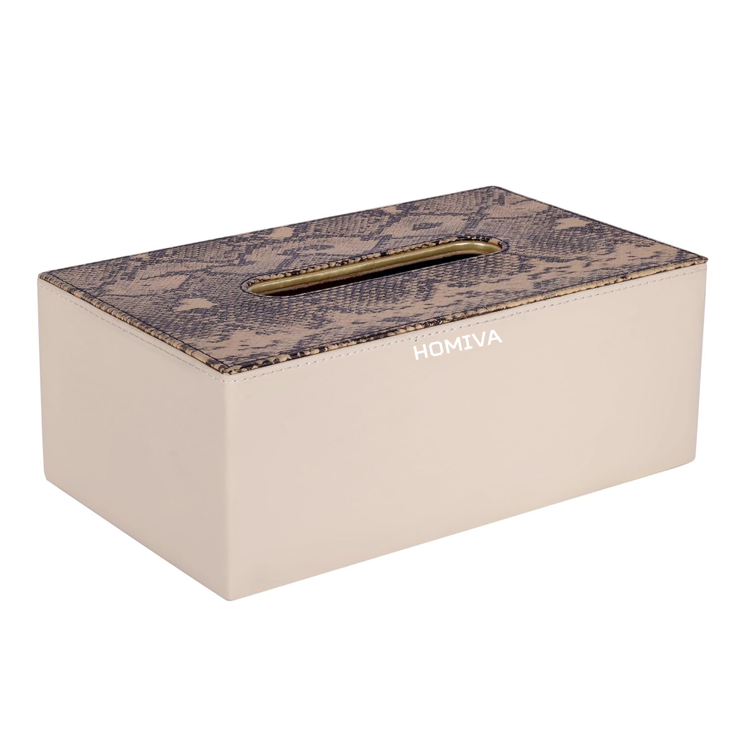 HOMIVA Elegant Pink Leatherette Tissue Holder – Functional Tissue Storage for Home, Office and Car with Easy Access