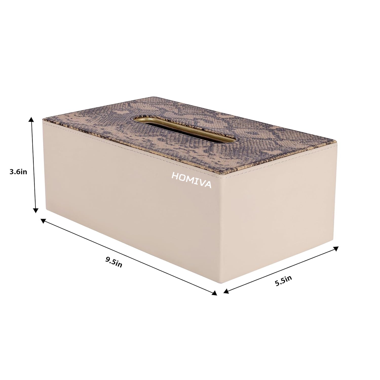 HOMIVA Elegant Pink Leatherette Tissue Holder – Functional Tissue Storage for Home, Office and Car with Easy Access