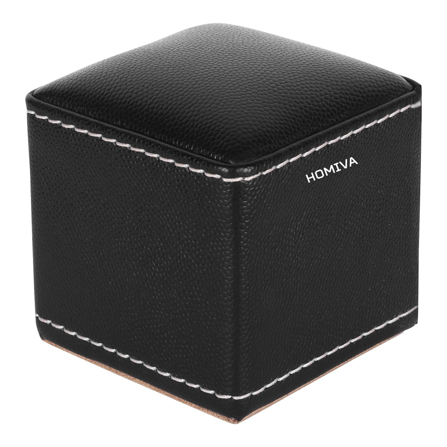 HOMIVA Black Leatherette Paper Weight, Stylish & Durable Desk Accessory for Office & Home, Elegant Design to Keep Papers Secure