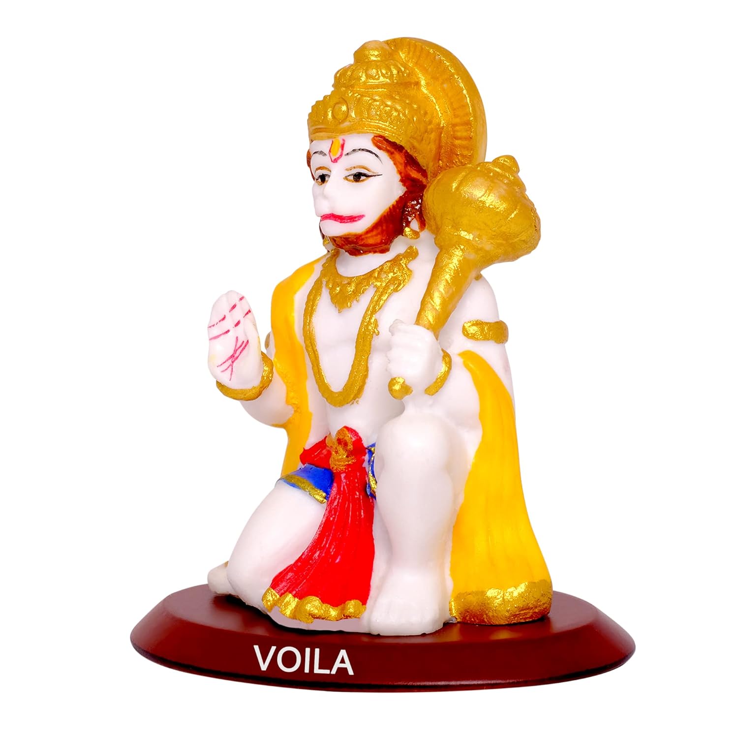 VOILA Lord Hanuman Statue for Vehicle (Auto/Car/Bus/Truck) Dashboard, Mandir & Office Table