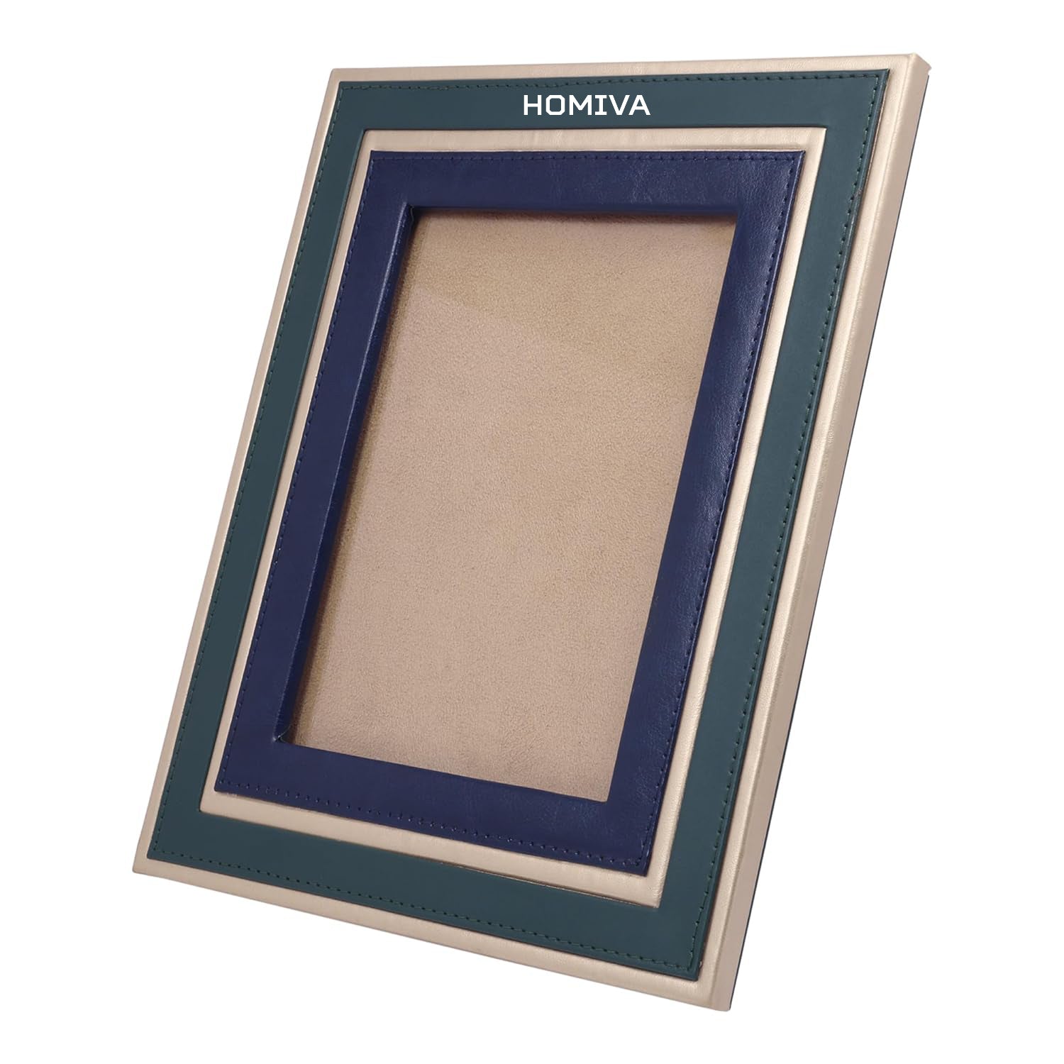 HOMIVA Premium Leatherette Photo Frame – Elegant Decorative Picture Frame for Tabletop Display – Stylish & Durable Gift for Home & Office