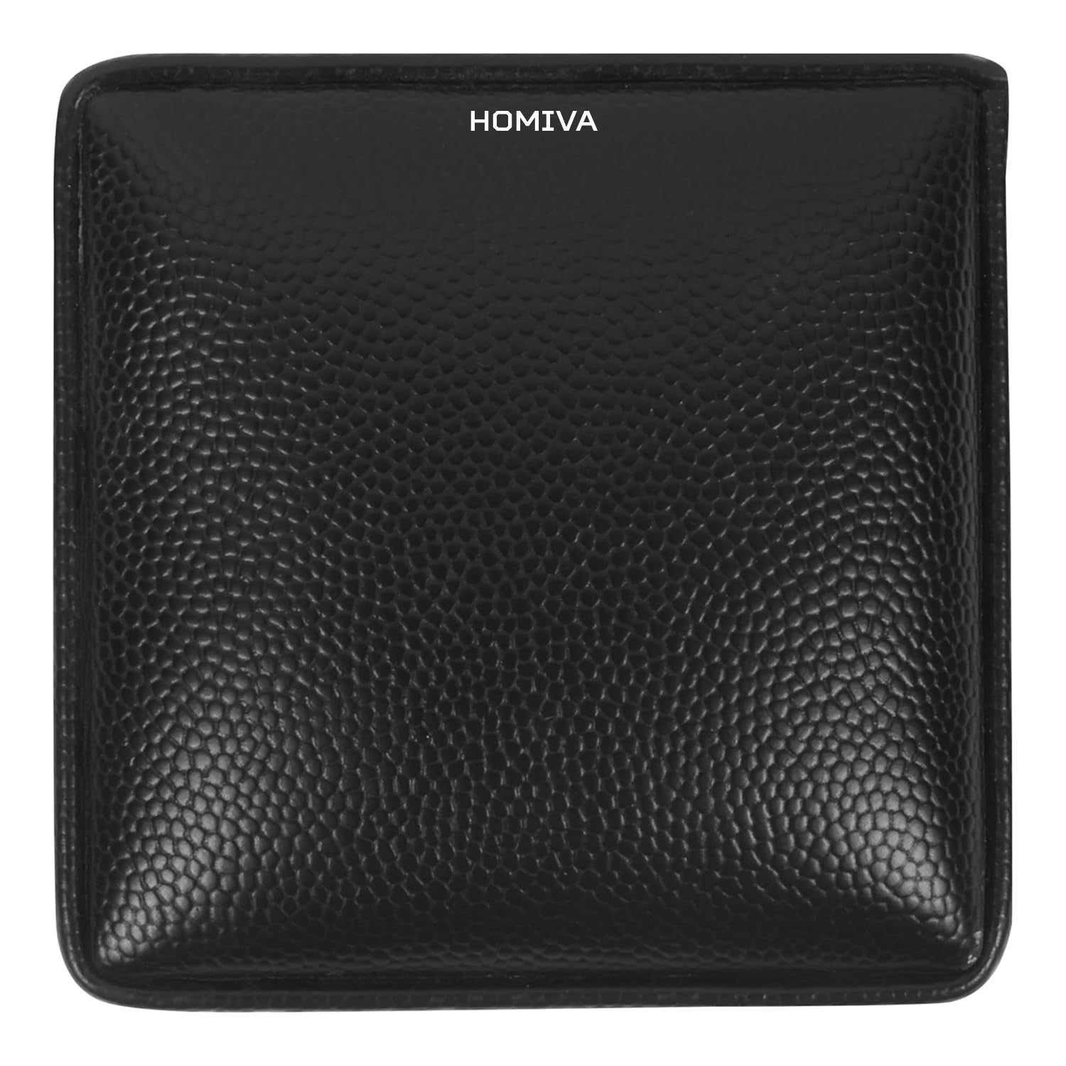 HOMIVA Black Leatherette Paper Weight, Stylish & Durable Desk Accessory for Office & Home, Elegant Design to Keep Papers Secure