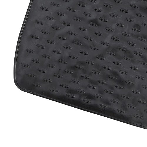 VOILA Set of 4 Soft Premium Rubber Non Slippery Floor Car Foot Mat Accessories, Universal, perfect to all cars