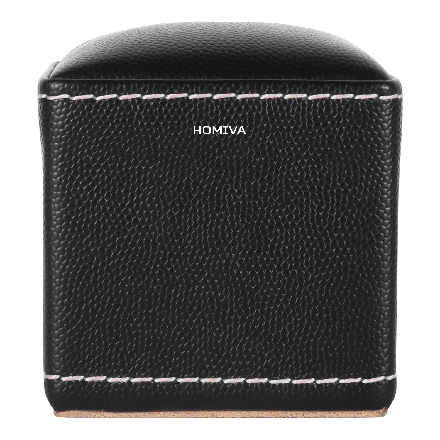 HOMIVA Black Leatherette Paper Weight, Stylish & Durable Desk Accessory for Office & Home, Elegant Design to Keep Papers Secure