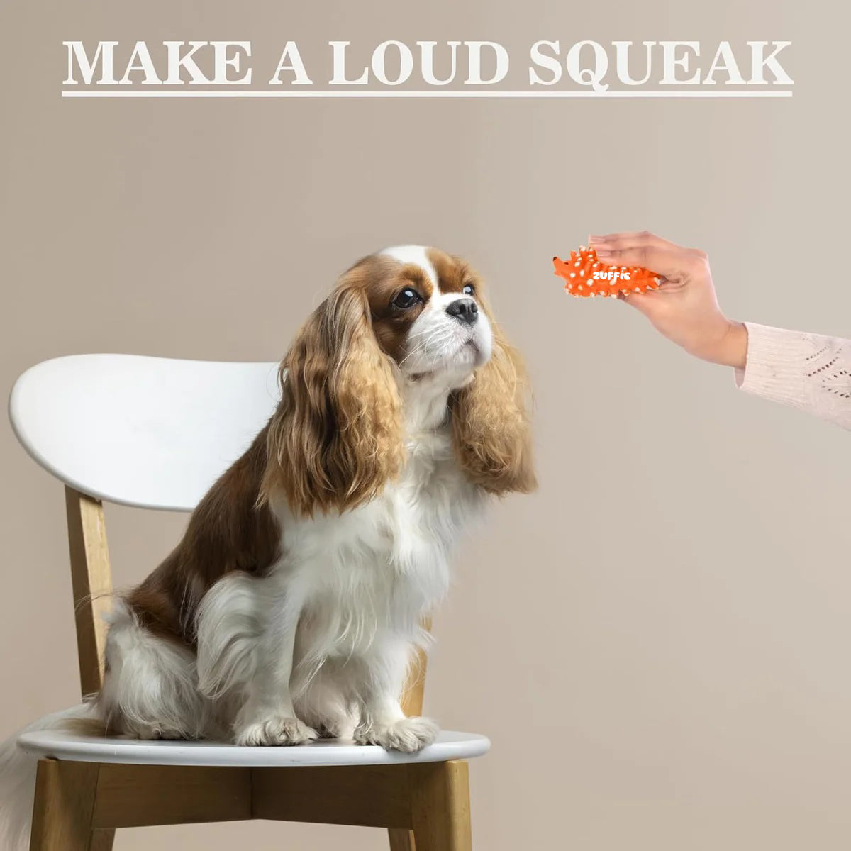 ZUFFIE Interactive Squeaky Hedgehog Dog Toy for Extra Small & Small Breeds - Fun & Safe Playtime Toy for All Dogs