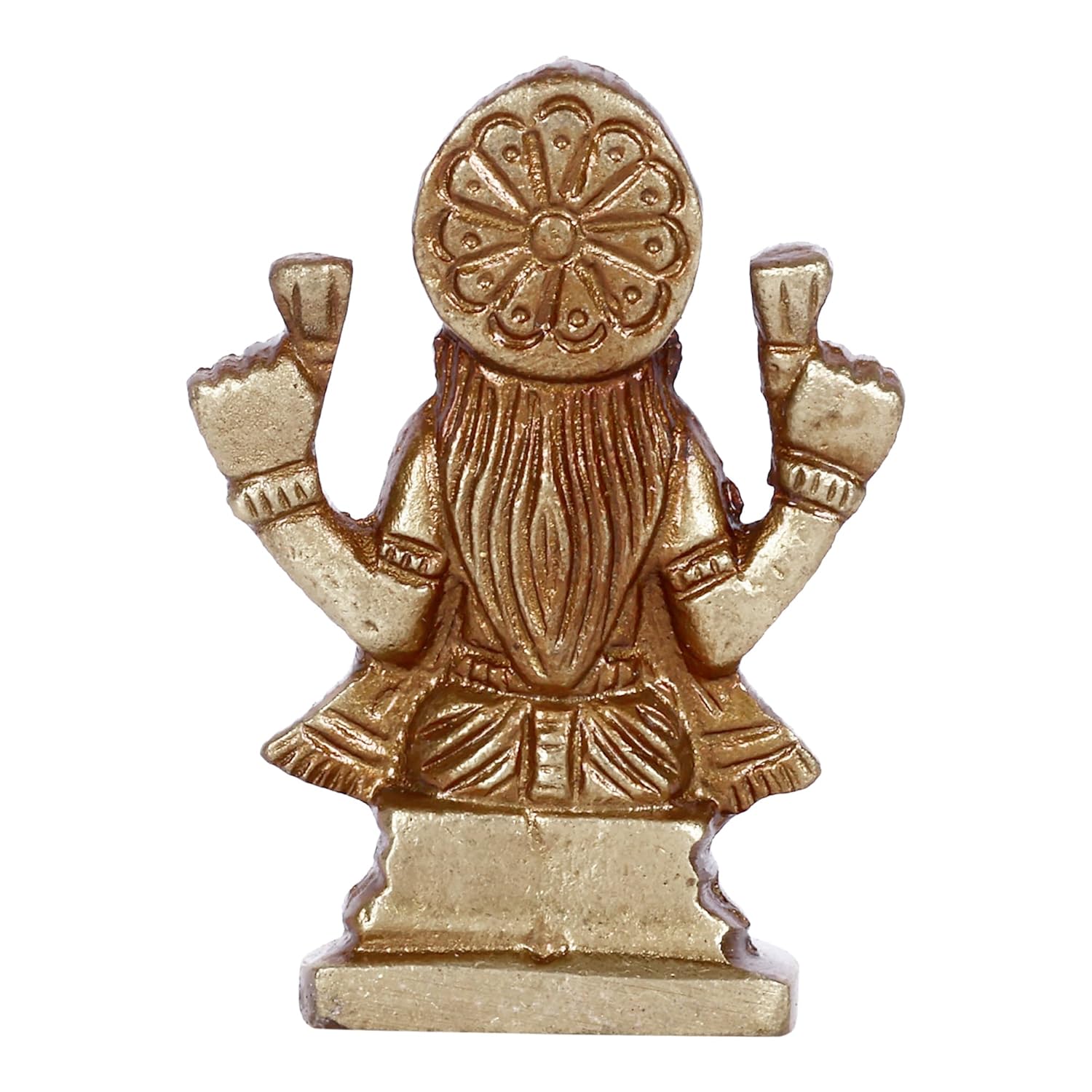 VOILA Brass Goddess Laxmi Idol for Pooja Room, Home Decor