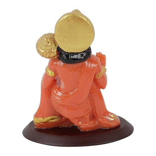 VOILA Lord Hanuman Idol (Orange) – Perfect for Mandir, Vehicle(Auto/Car/Bus/Truck) Dashboard & Office Decor
