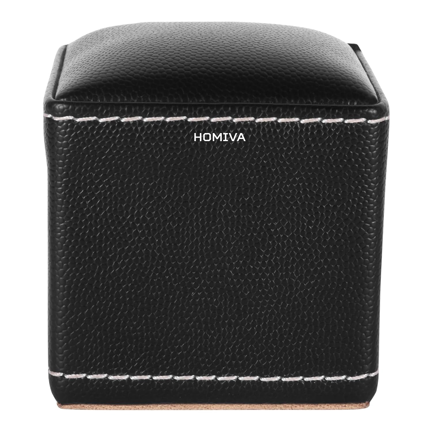 HOMIVA Black Leatherette Paper Weight, Stylish & Durable Desk Accessory for Office & Home, Elegant Design to Keep Papers Secure