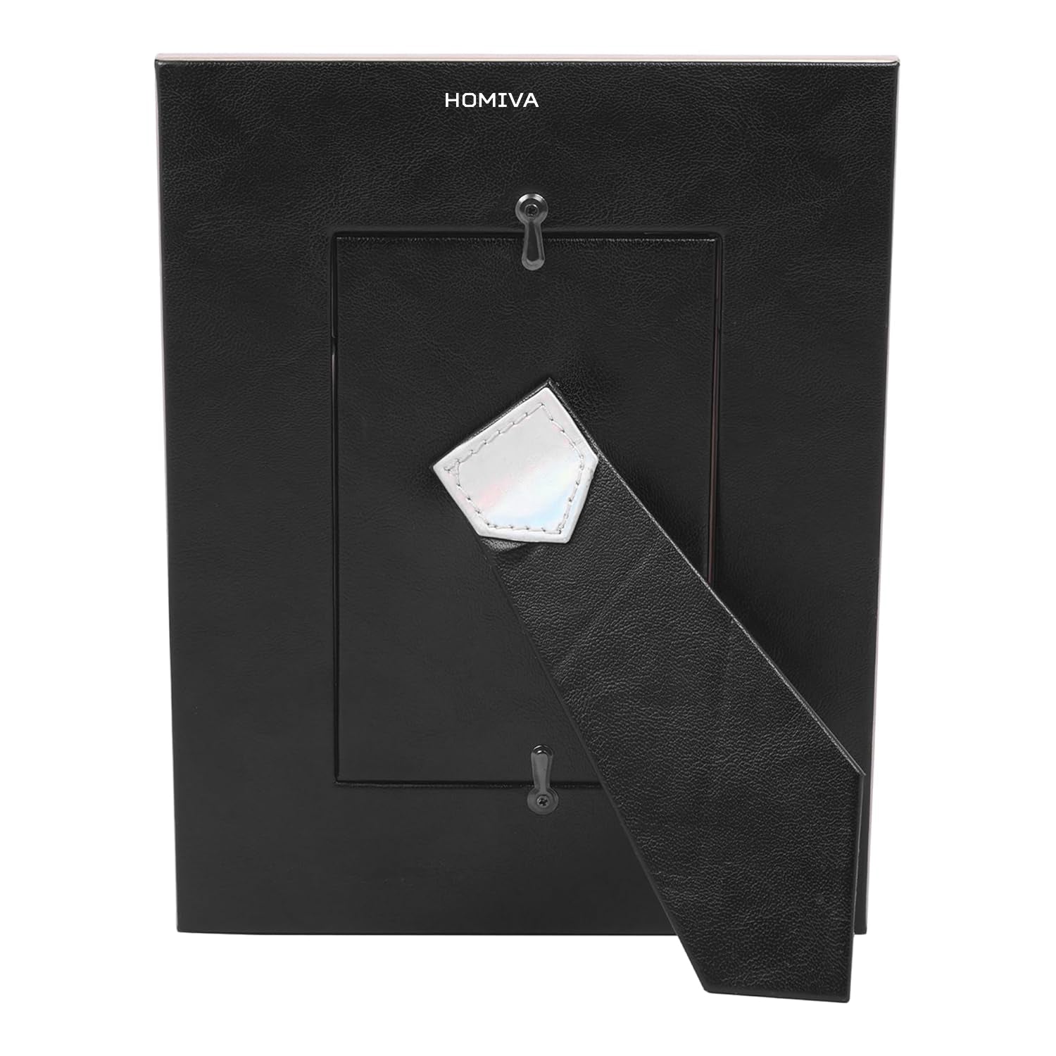 HOMIVA Leatherette Photo Frame – Elegant Decorative Picture Frame - Brown