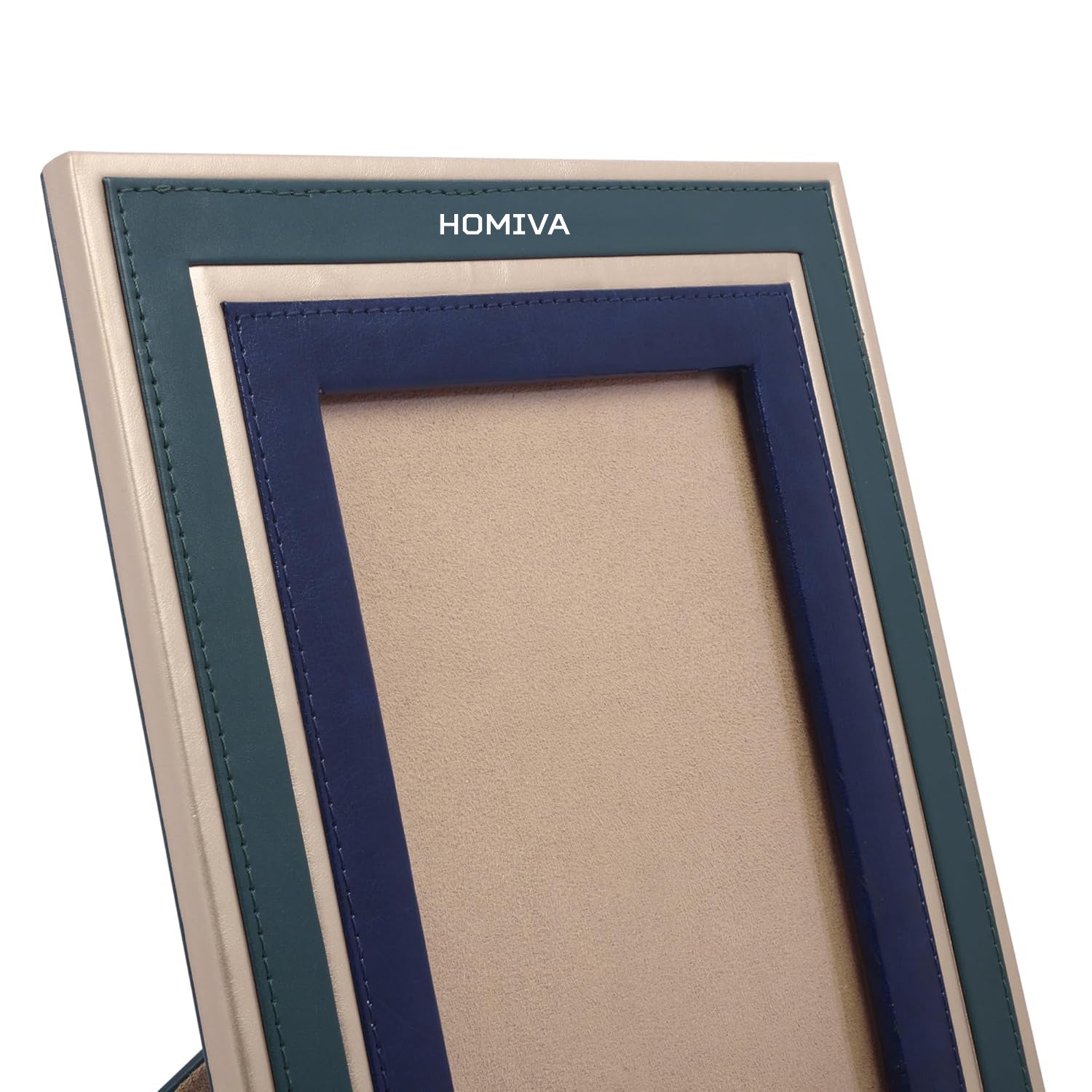 HOMIVA Premium Leatherette Photo Frame – Elegant Decorative Picture Frame for Tabletop Display – Stylish & Durable Gift for Home & Office