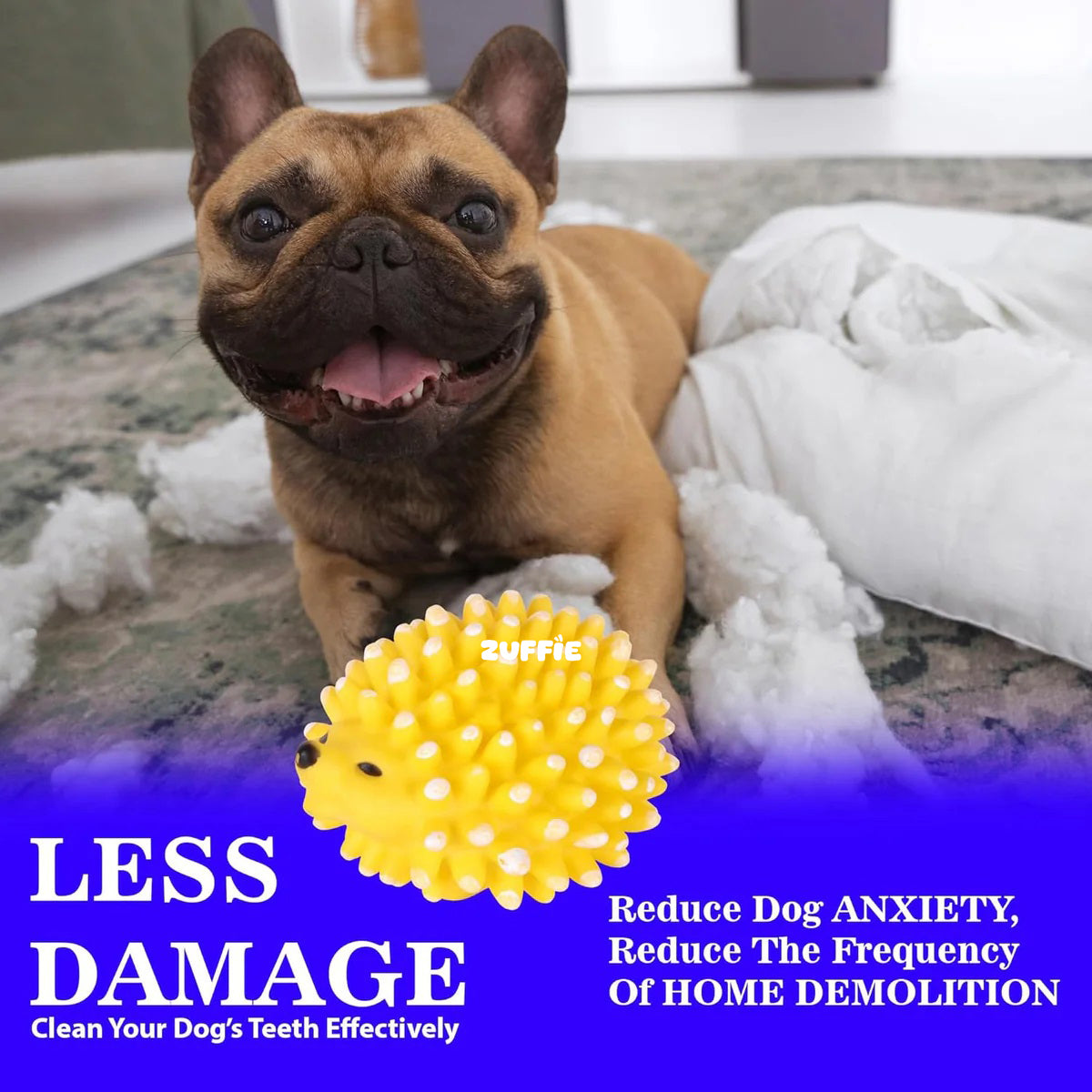 ZUFFIE Pet Hedgehog Toy for Dogs, Interactive Squeaky for Extra Small & Small Dog, Perfect for Playtime, Safe & Fun Toy for All Breeds