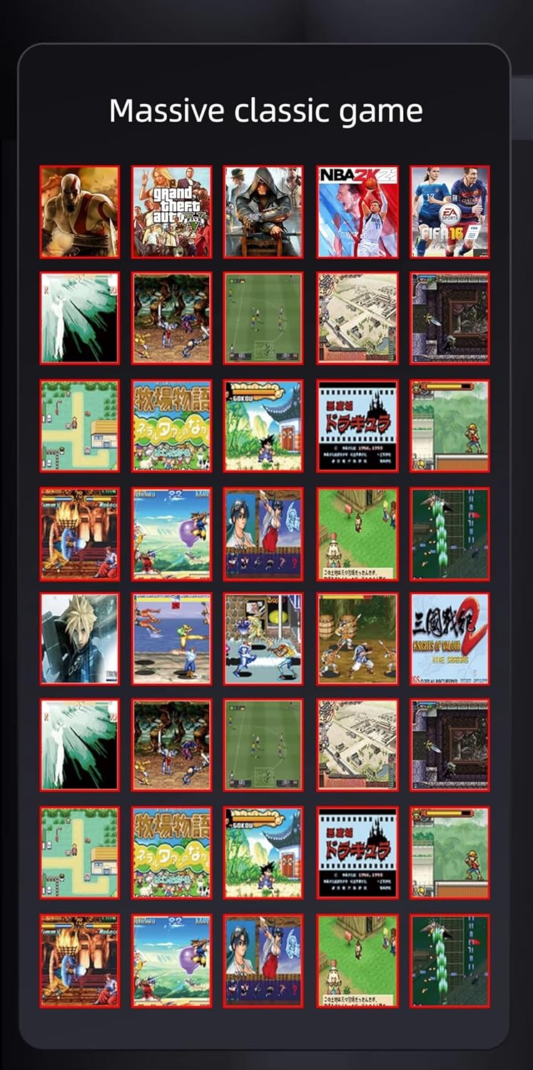 VOILA GameStick GD30, Retro Video Game Console, 35K+ Built-in 2D/3D Games, Wireless Controllers, HDMI Output. CE, ROHS and BIS Certified, Original Unit.