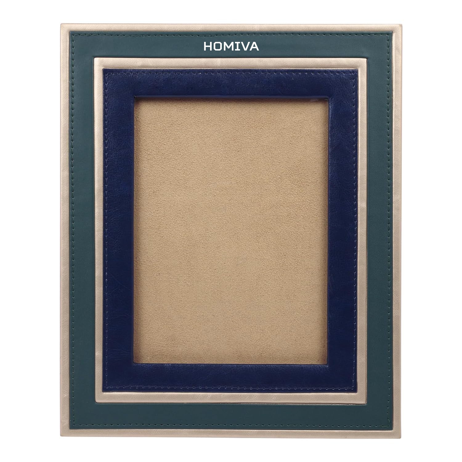 HOMIVA Premium Leatherette Photo Frame – Elegant Decorative Picture Frame for Tabletop Display – Stylish & Durable Gift for Home & Office