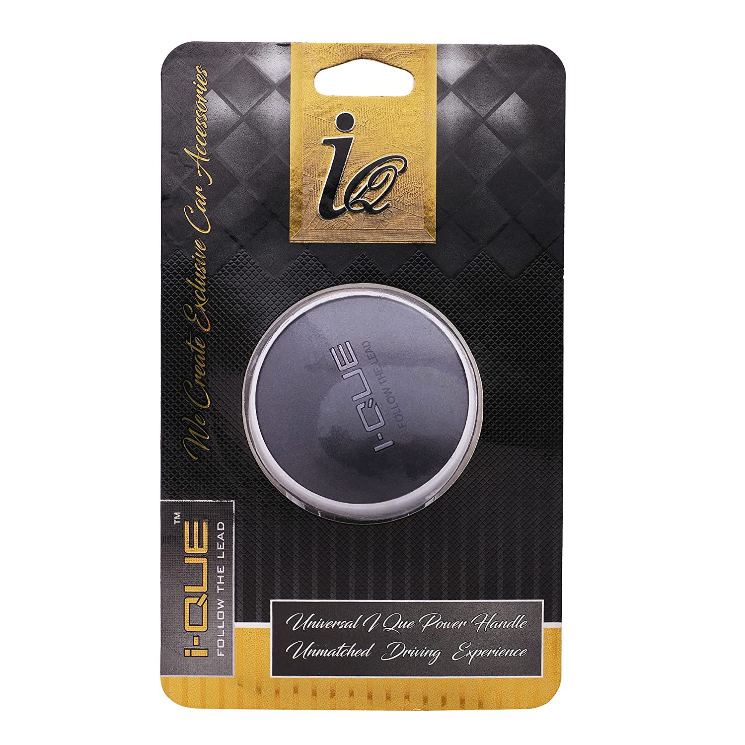 VOILA Car Steering Wheel Holder, Knob in Silver Colour