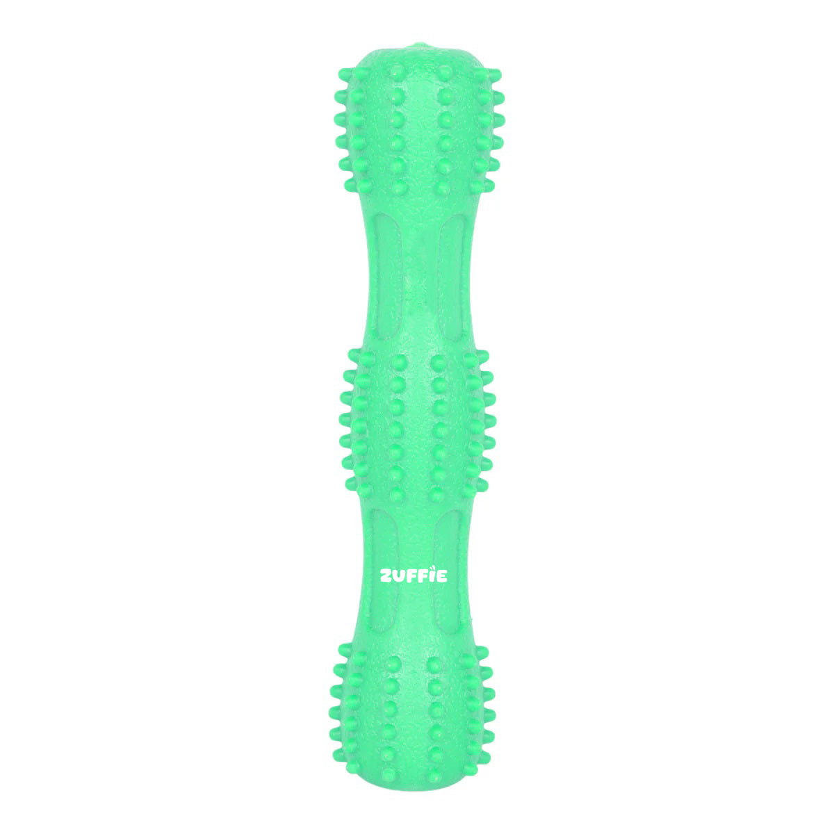 ZUFFIE Dog Chew Toy – Tough Spiky Stick for Medium & Large Pets- Green