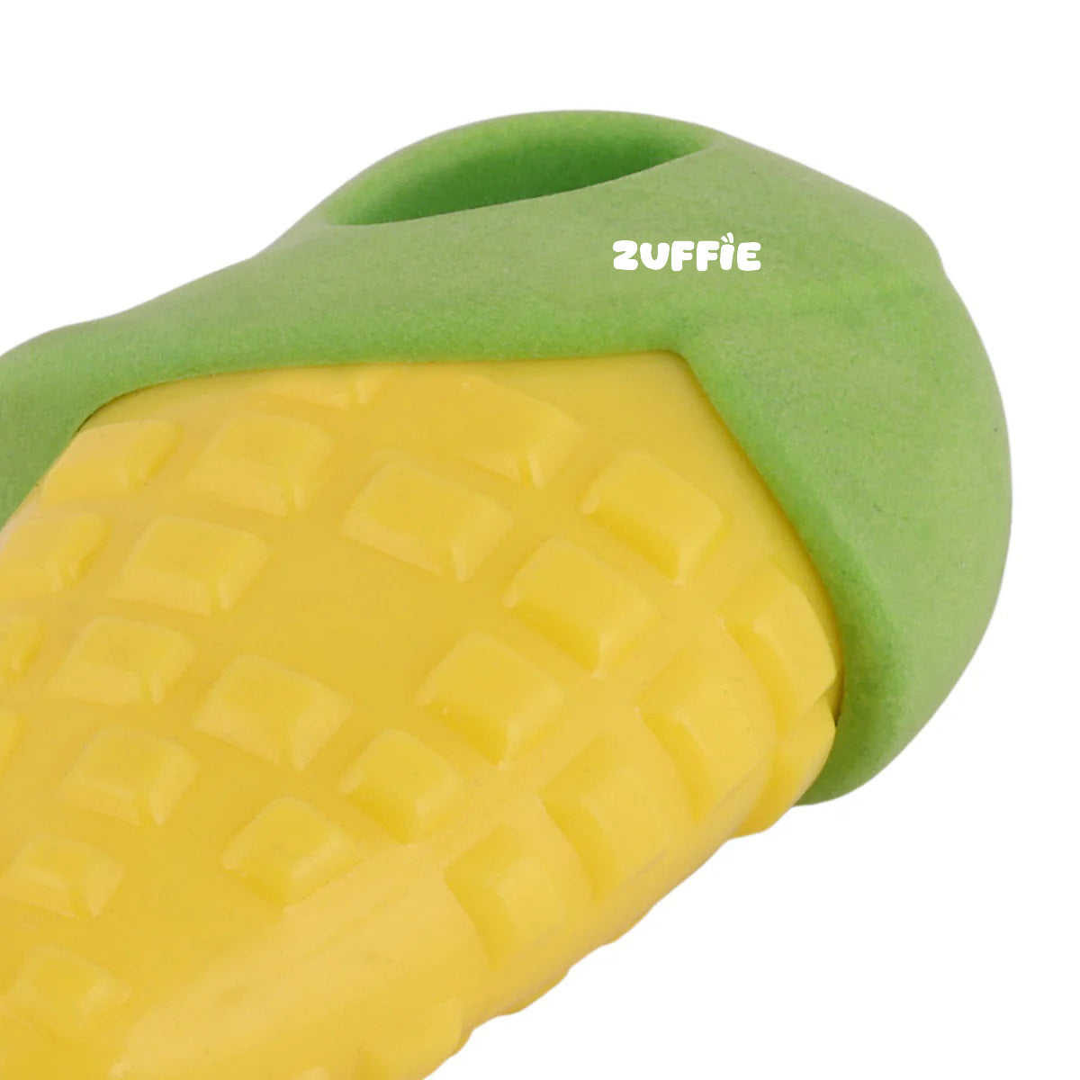 ZUFFIE Corn-Shaped Chewing Toy for Puppies, Small & Medium Dogs – Yellow & Green