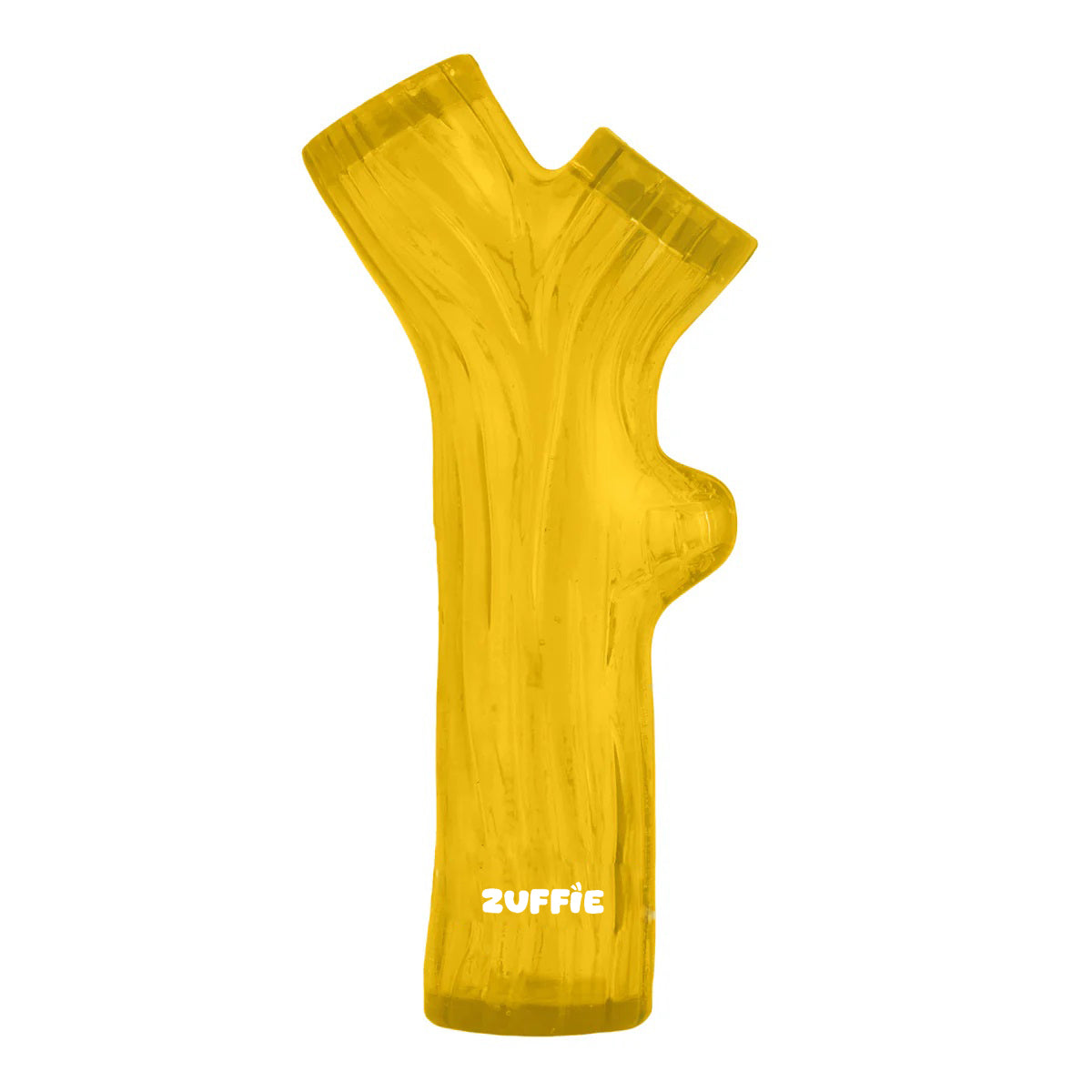 ZUFFIE Branch Shape Dog Chew Toy, Interactive Puppy Teething Aid - Yellow