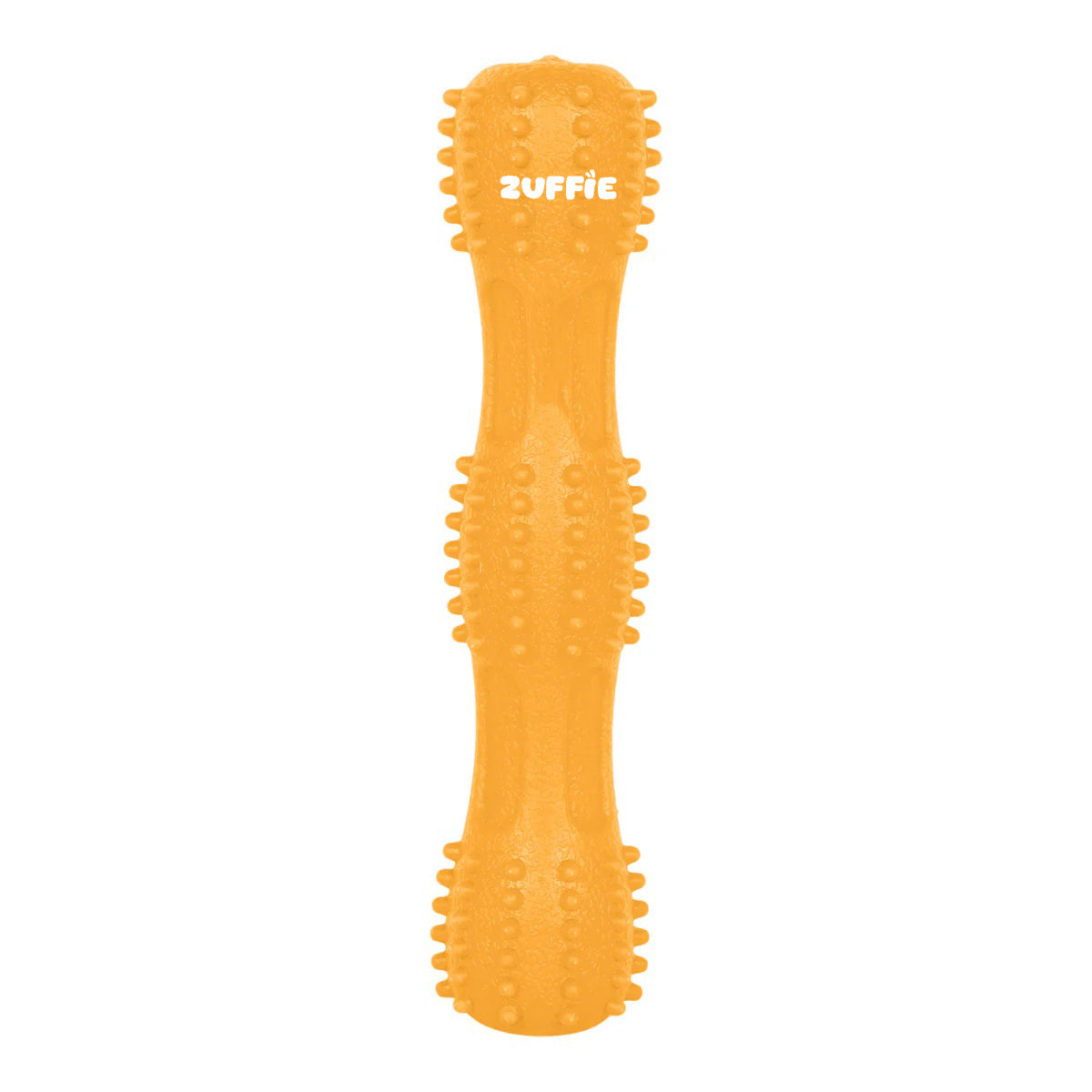 ZUFFIE Dog Chew Toy – Tough Spiky Stick for Medium & Large Pets- Orange