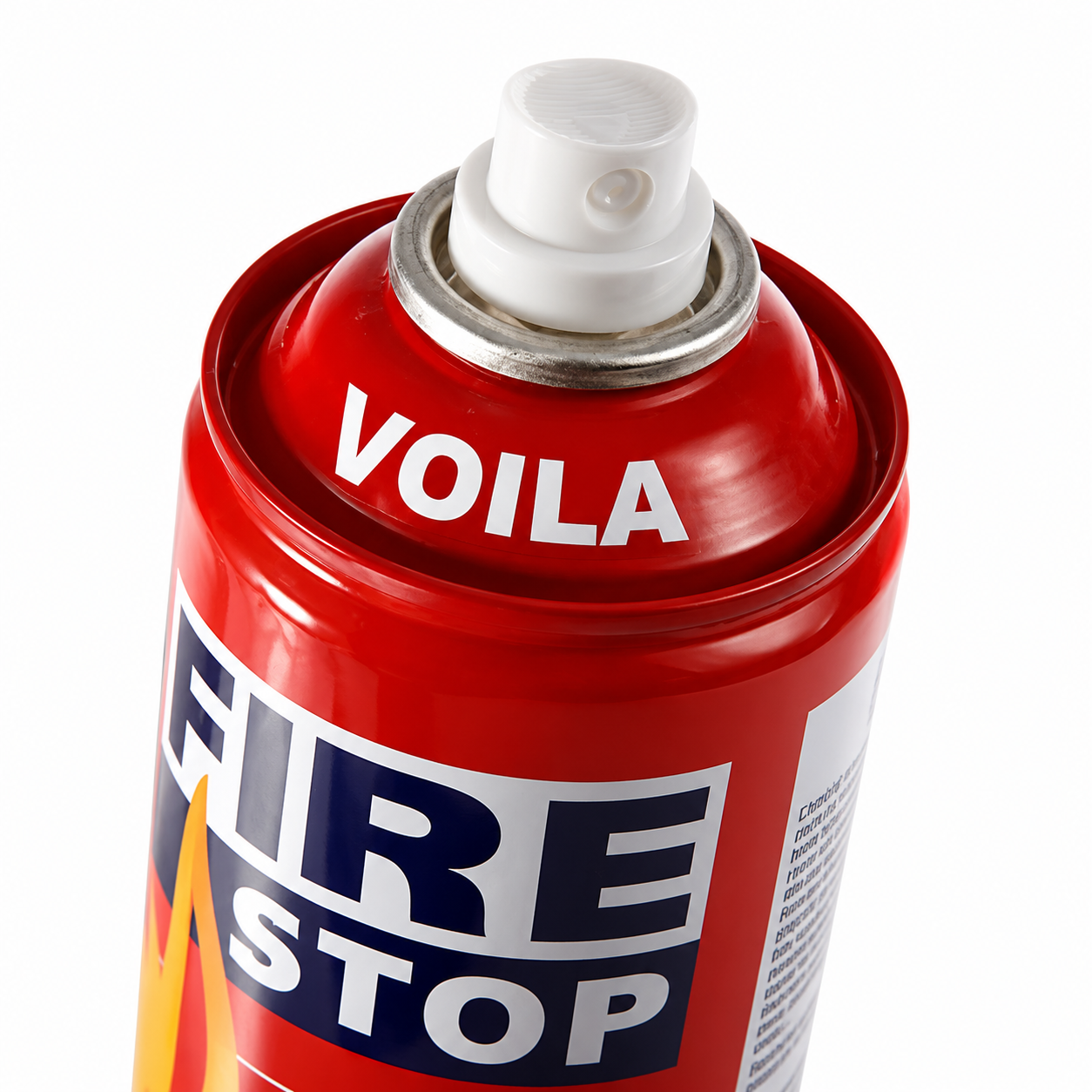 VOILA Fire Stop, Portable & Easy to Use Premium Aluminium 500 ml Fire Extinguisher Spray with Stand for Car, Taxi, Cab, Auto, Bus, Home and Kitchen etc
