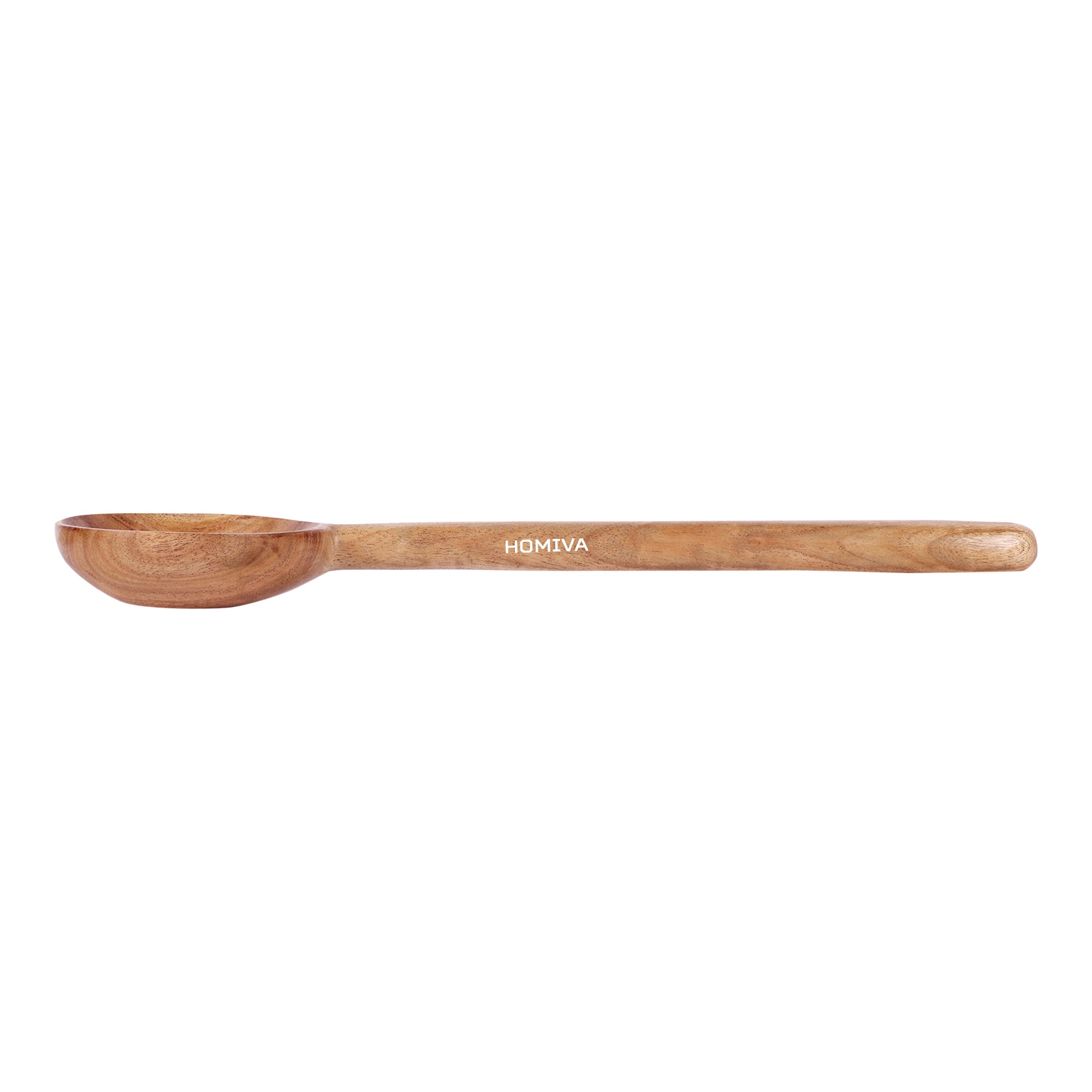 HOMIVA Neem Wooden Serving Spoon for Cooking & Serving – Ladle for Soup, Stirring, and Mixing – Kitchen Utensil