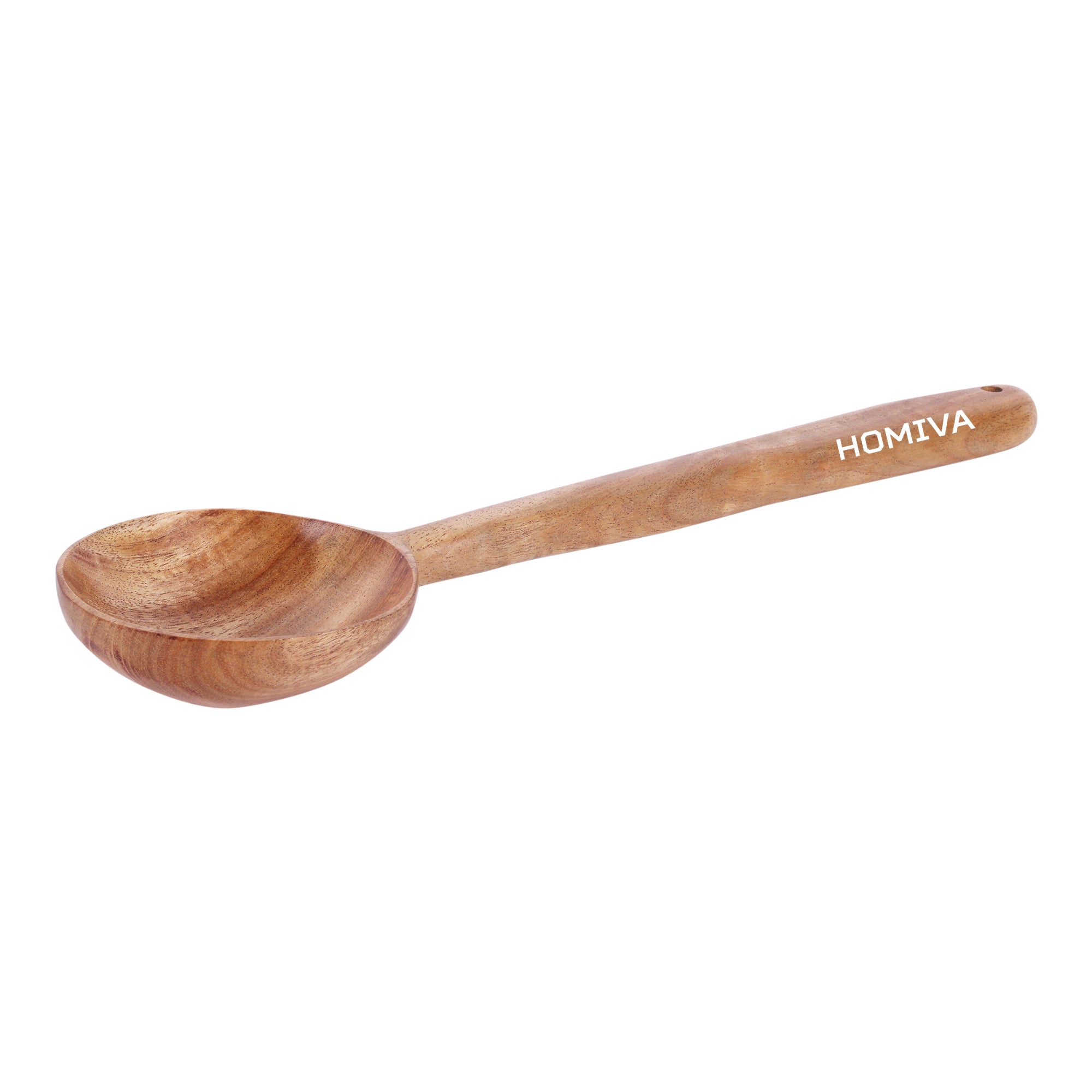 HOMIVA Neem Wood Serving Spoon Spatula ,Natural, Non-Toxic Wooden Spoon for Cooking & Serving