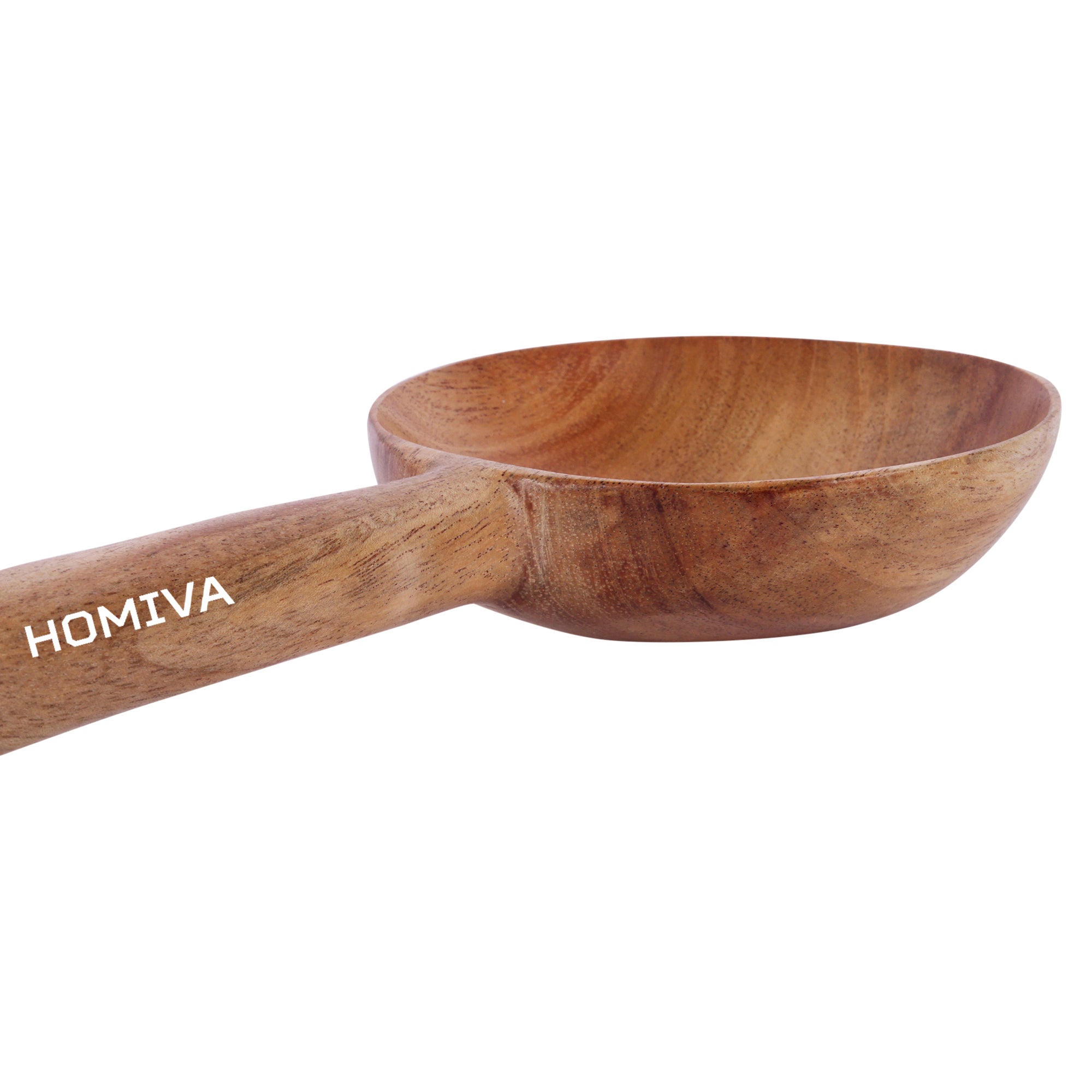 HOMIVA Neem Wood Serving Spoon Spatula ,Natural, Non-Toxic Wooden Spoon for Cooking & Serving