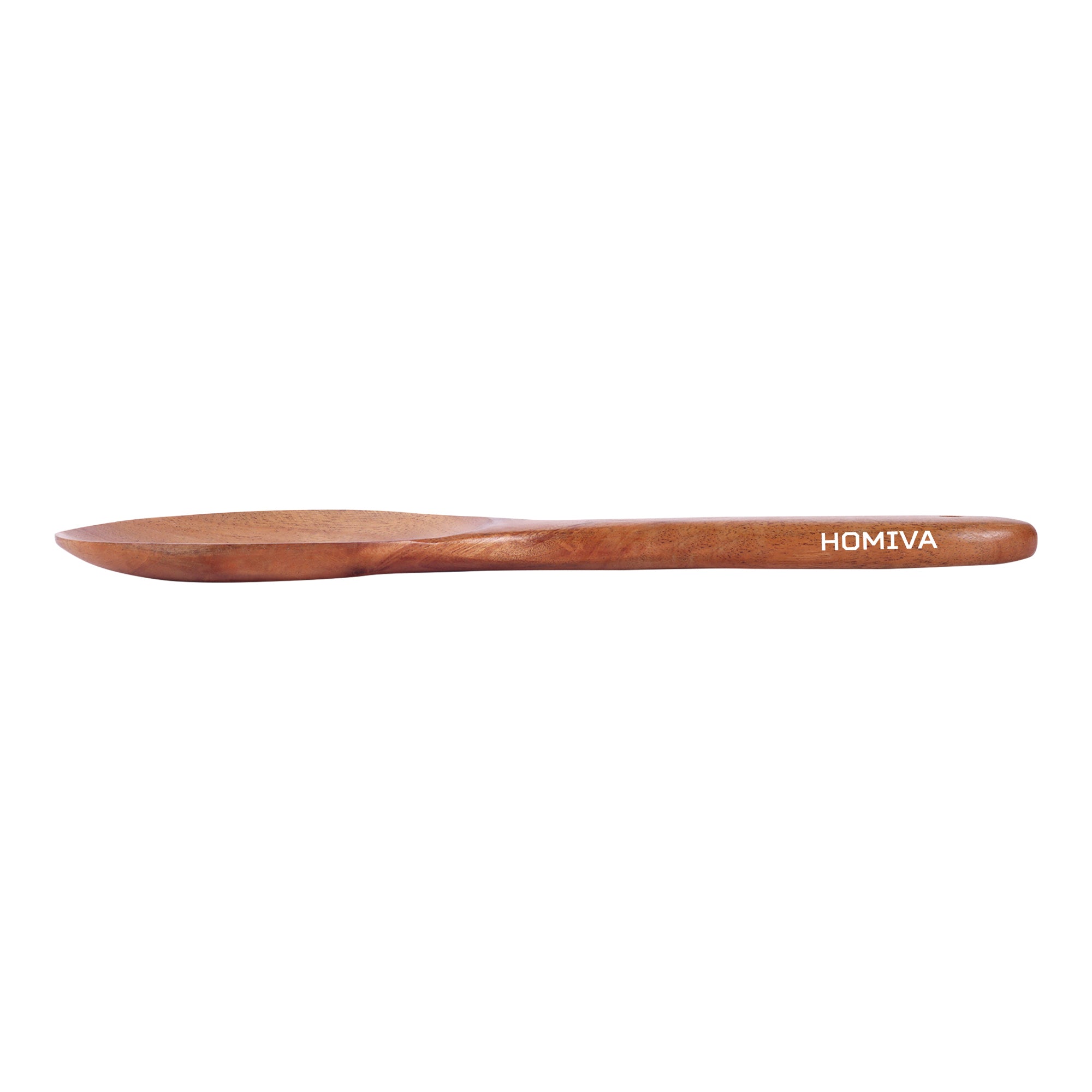 HOMIVA Premium Neem Wooden Serving Spoon ,Large Cooking & Mixing Spoon for Kitchen | Durable & Eco-Friendly ,Heat-Resistant, Non-Scratch Utensil