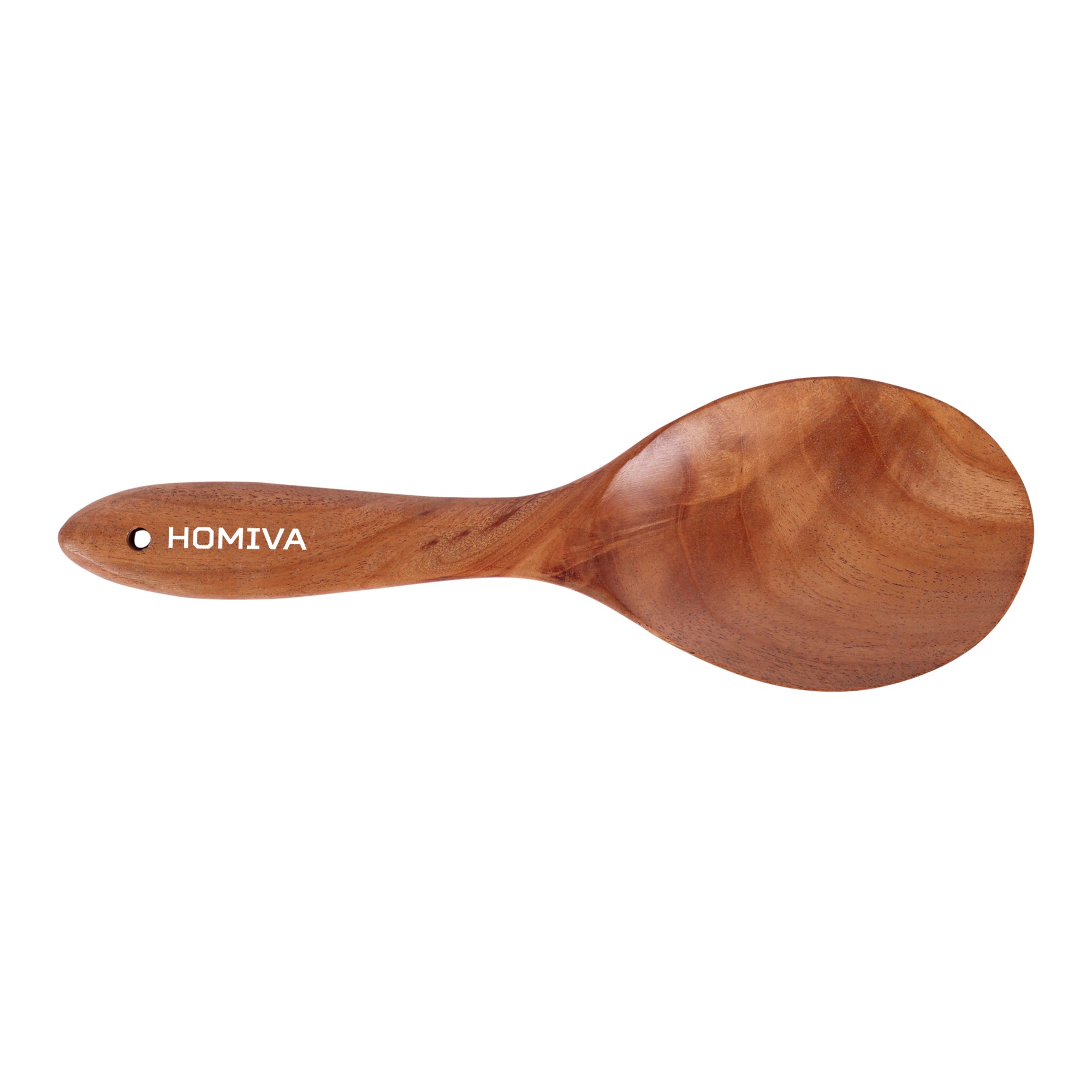HOMIVA Premium Neem Wooden Serving Spoon ,Large Cooking & Mixing Spoon for Kitchen | Durable & Eco-Friendly ,Heat-Resistant, Non-Scratch Utensil