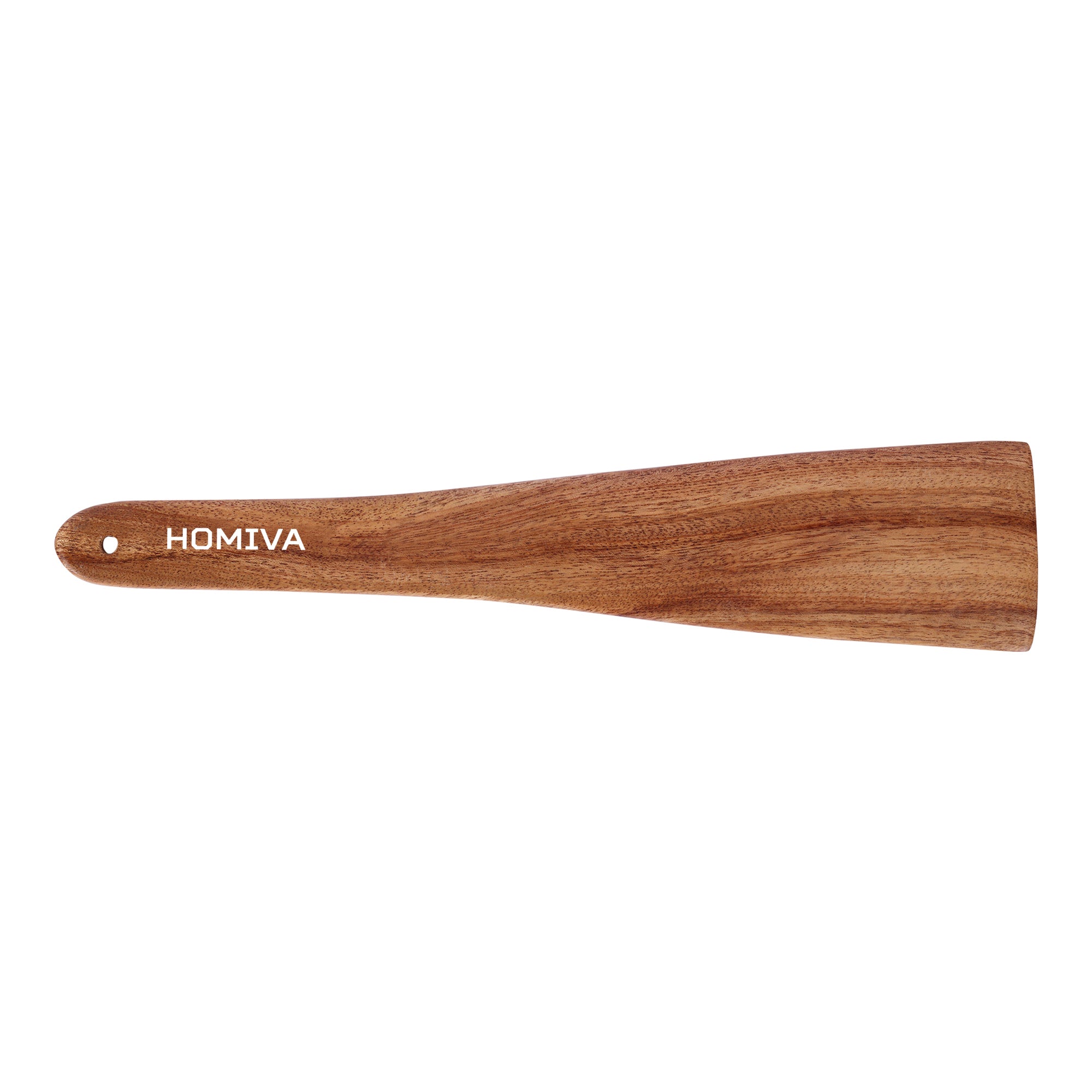 HOMIVA Premium Neem Wooden Spatula for Cooking , Kitchen Turner for Non-Stick Cookware ,Heat-Resistant, for Stir-Frying, Mixing & Serving